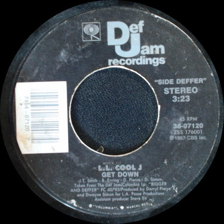 L.L. Cool J - I'm Bad / Get Down side B