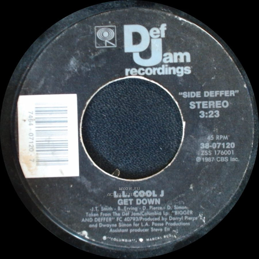 L.L. Cool J - I'm Bad / Get Down side B
