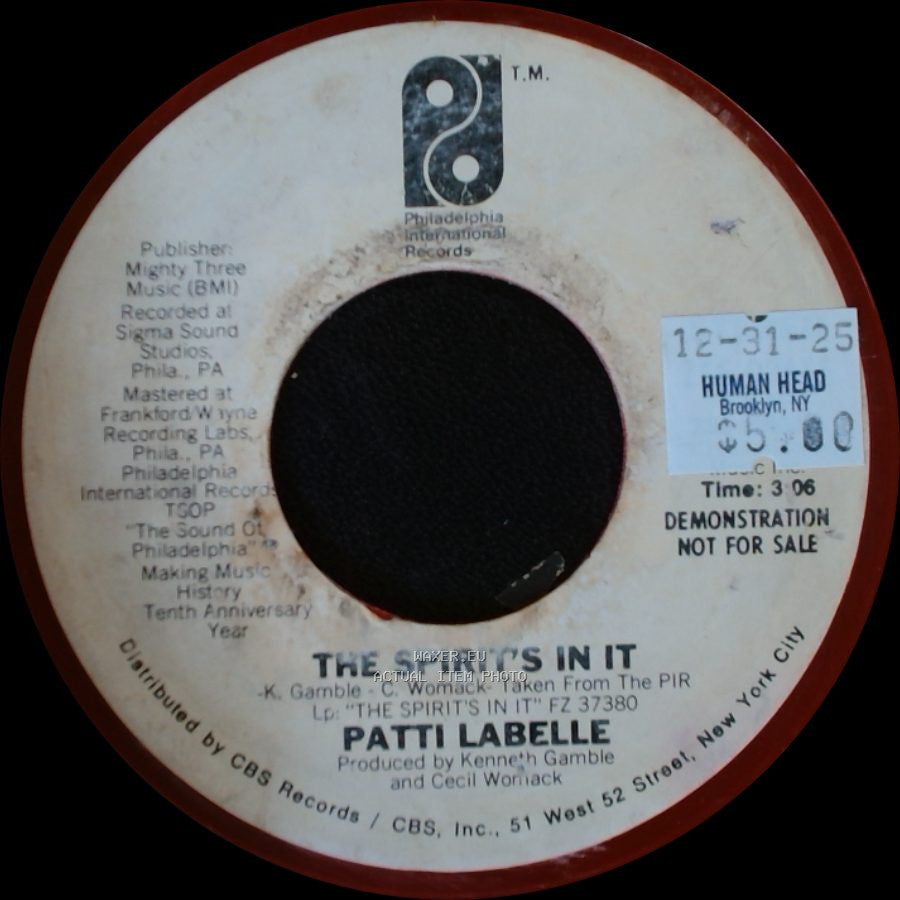 Patti Labelle - The Spirit's In It / The Spirit's In It side A