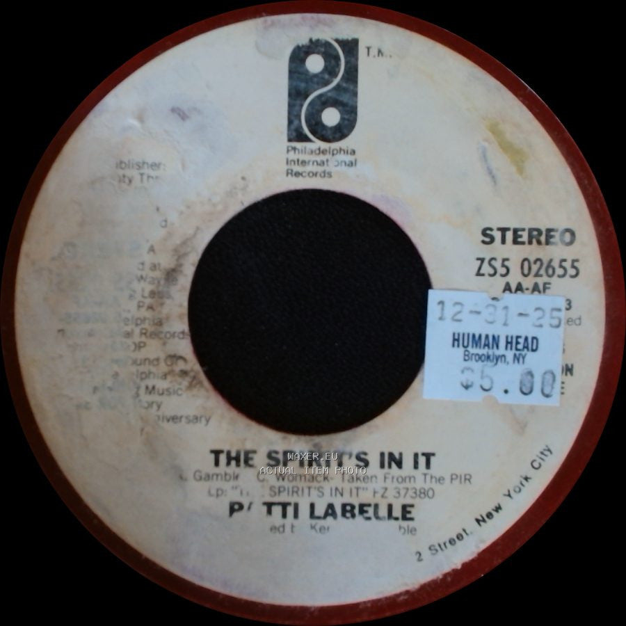 Patti Labelle - The Spirit's In It / The Spirit's In It side A