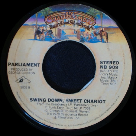 Parliament - Flash Light / Swing Down, Sweet Chariot side B