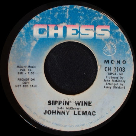 Johnny Lemac - Yoke, Stroke With Me Baby / Sippin' Wine side B