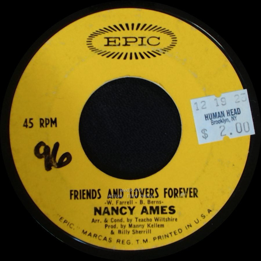 Nancy Ames - I've Got A Lot Of Love (Left In Me) / Friends And Lovers Forever side B