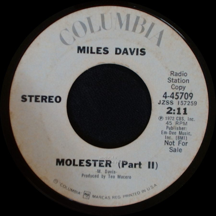 Miles Davis - Molester (Part Ii) / Mollester (Part I) side A