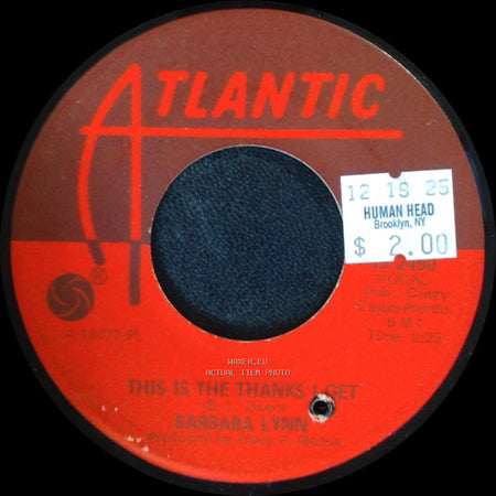 Barbara Lynn - This Is The Thanks I Get / Ring Telephone Ring side A
