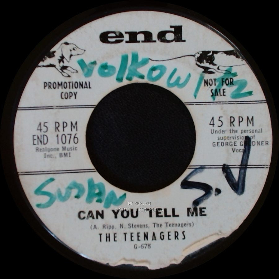 The Teenagers - A Little Wiser Now / Can You Tell Me side B