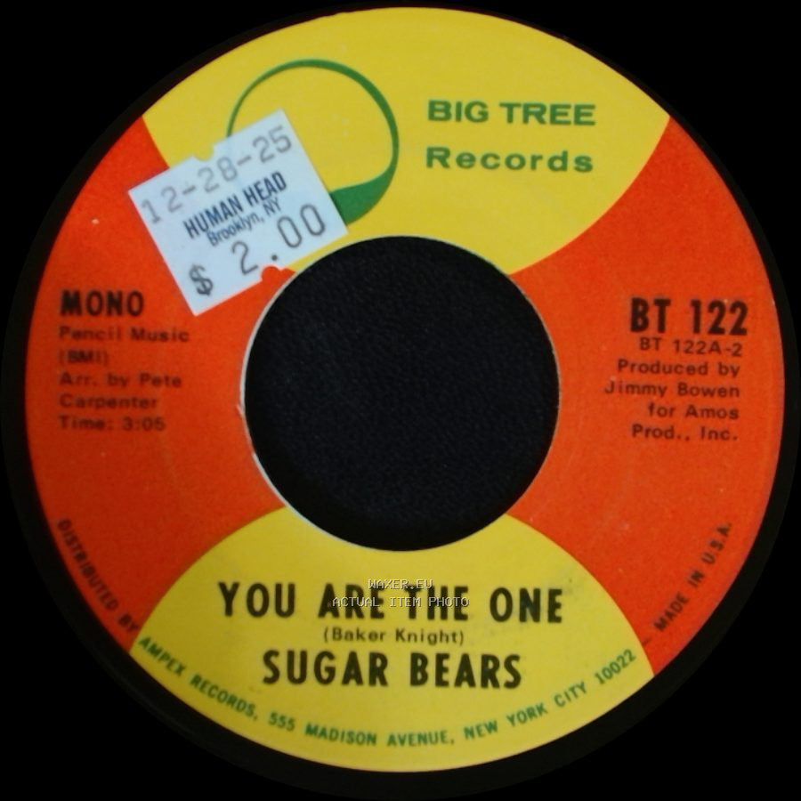 Sugar Bears - Someone Like You / You Are The One side B