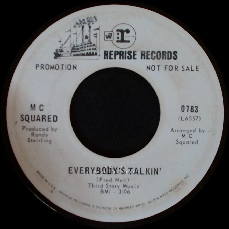 M C Squared - I Know You (Your Nature Is Like Mine) / Everybody's Talkin' side B