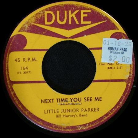 Little Junior Parker - My Dolly Bee / Next Time You See Me side B
