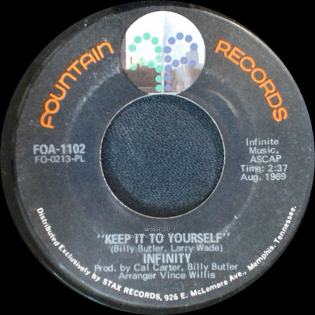 Infinity - Get On The Case / Keep It To Yourself side B