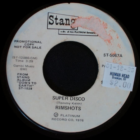 Rimshots - Super Disco / Super Disco side B