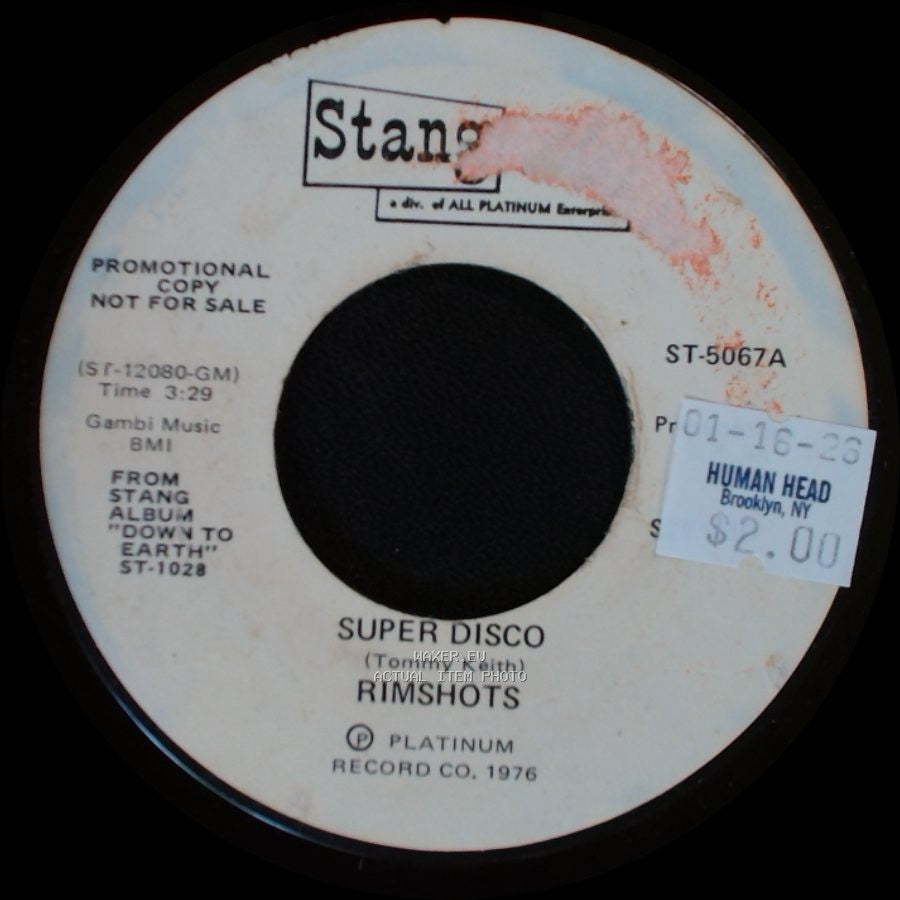 Rimshots - Super Disco / Super Disco side B