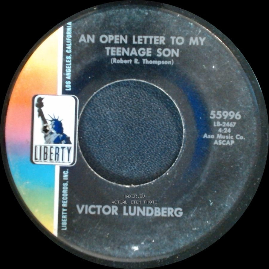 Victor Lundberg - My Buddy Carl / An Open Letter To My Teenage Son side B
