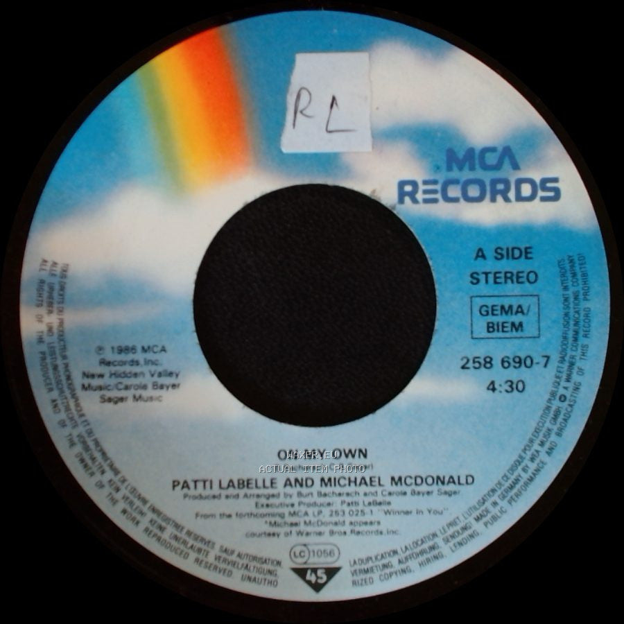 Patti Labelle And Michael Mcdonald / Patti Labelle - On My Own / Stir It Up side A