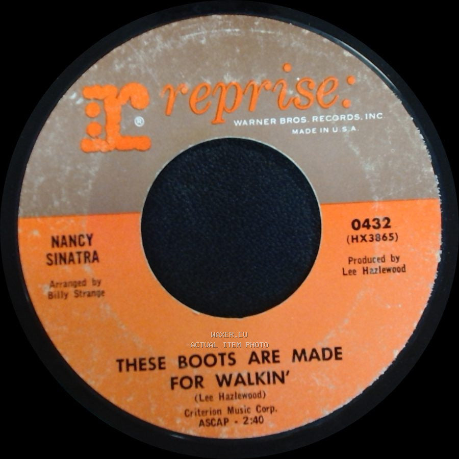 Nancy Sinatra - These Boots Are Made For Walkin' / The City Never Sleeps At Night side A