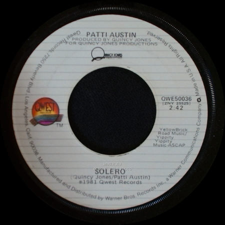 Patti Austin - Solero / Baby, Come To Me side A