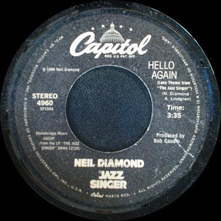 Neil Diamond - Hello Again / Amazed And Confused side A