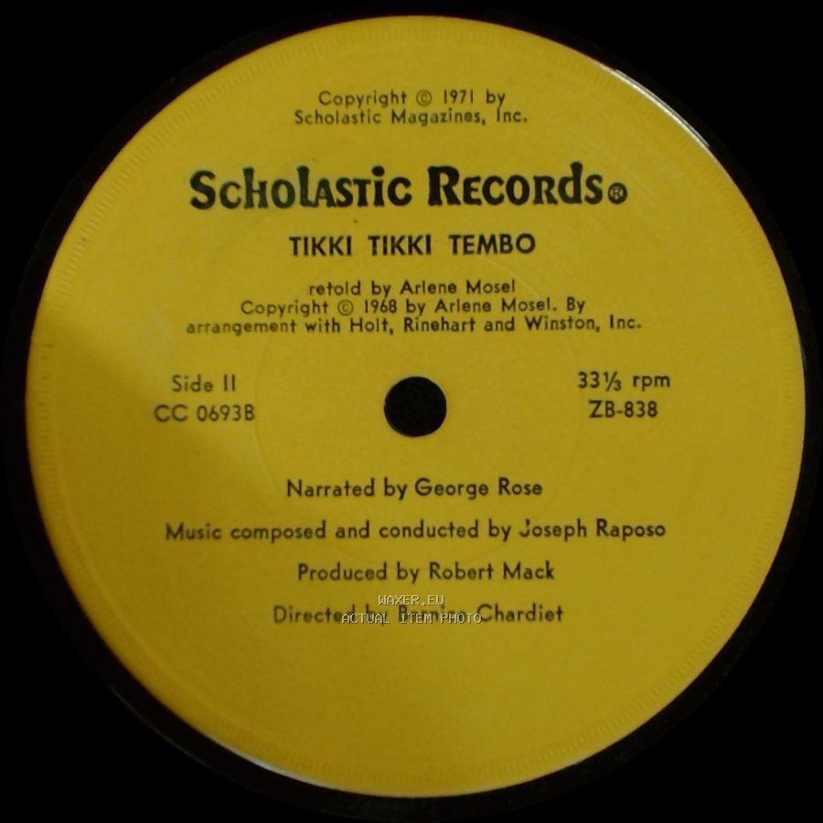 Unknown Artist - Tikki Tikki Tembo / Tikki Tikki Tembo side B