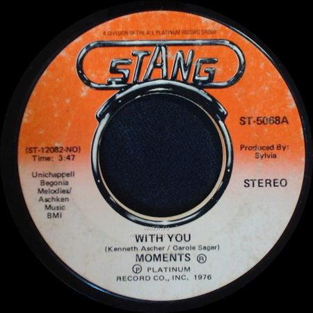 Moments - Next Time That I See You / With You side B