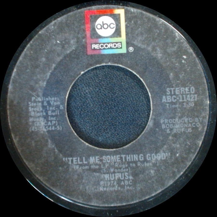 Rufus - Smokin' Room / Tell Me Something Good side B