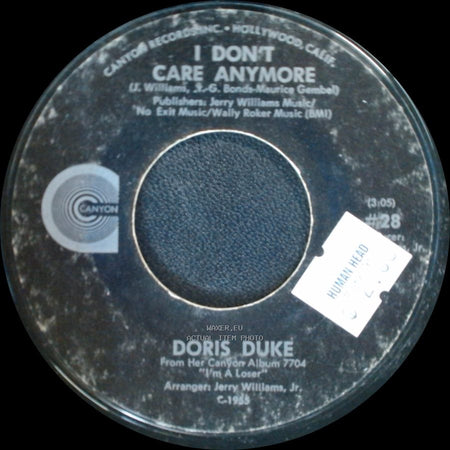 Doris Duke - I Don't Care Anymore / To The Other Woman side A