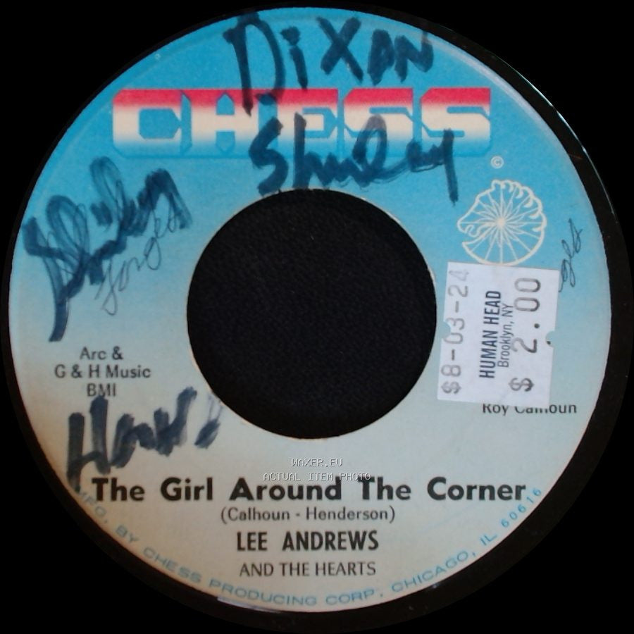 Lee Andrews And The Hearts - The Girl Around The Corner / Tear Drops side A