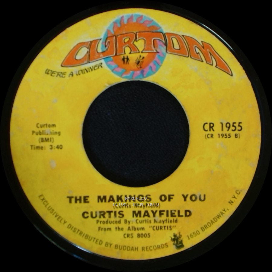 Curtis Mayfield - (Don't Worry) If There's A Hell Below We're All Going To Go / The Makings Of You side B