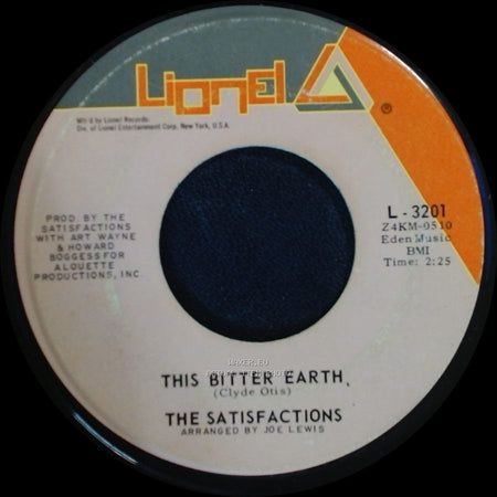 The Satisfactions - Ol' Man River / This Bitter Earth side B