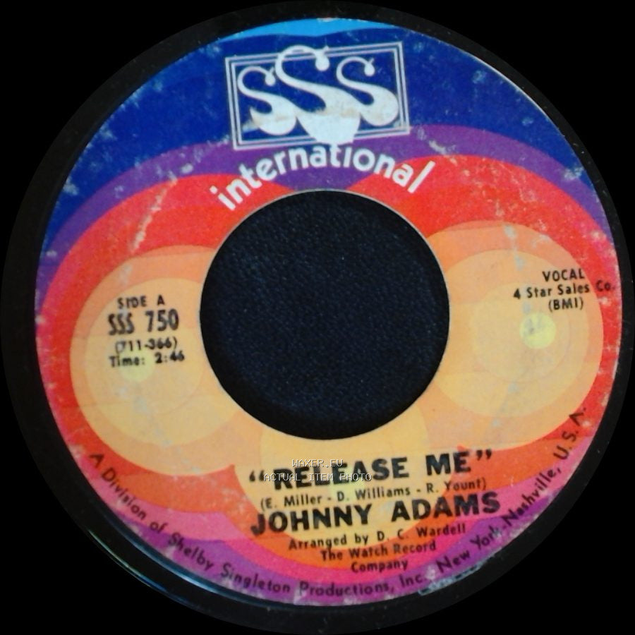 Johnny Adams - Release Me / You Make A New Man Out Of Me side A