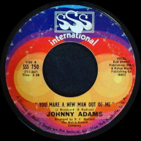 Johnny Adams - Release Me / You Make A New Man Out Of Me side B