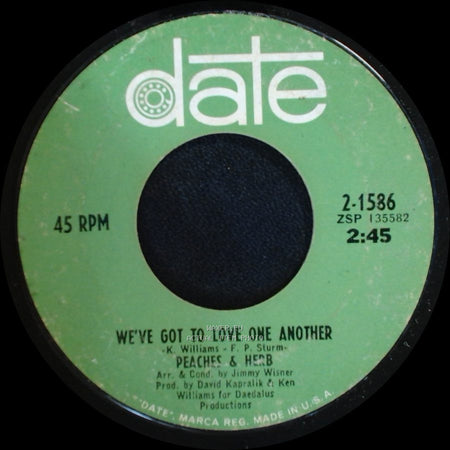 Peaches & Herb - We've Got To Love One Another / Two Little Kids side A