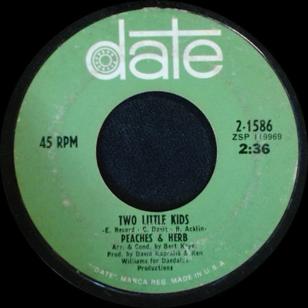 Peaches & Herb - We've Got To Love One Another / Two Little Kids side B