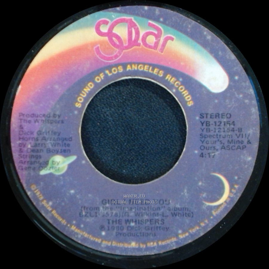 The Whispers - Girl I Need You / It's A Love Thing side A
