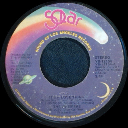 The Whispers - Girl I Need You / It's A Love Thing side B