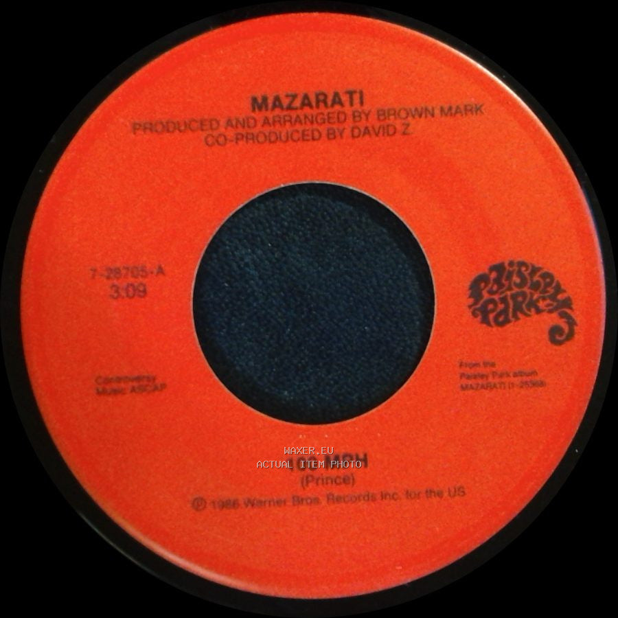Mazarati / 100 Mph - Don't Leave Me Baby / Mazarati side B