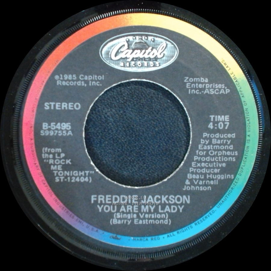 Freddie Jackson - You Are My Lady / I Wanna Say I Love You side A