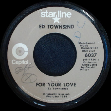 Ed Townsend - For Your Love / Over And Over Again side A