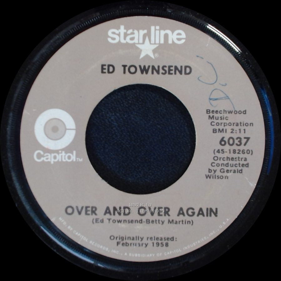 Ed Townsend - For Your Love / Over And Over Again side B