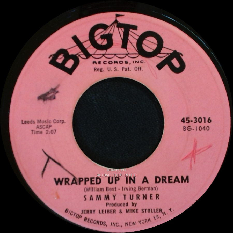 Sammy Turner - Lavender-Blue / Wrapped Up In A Dream side B