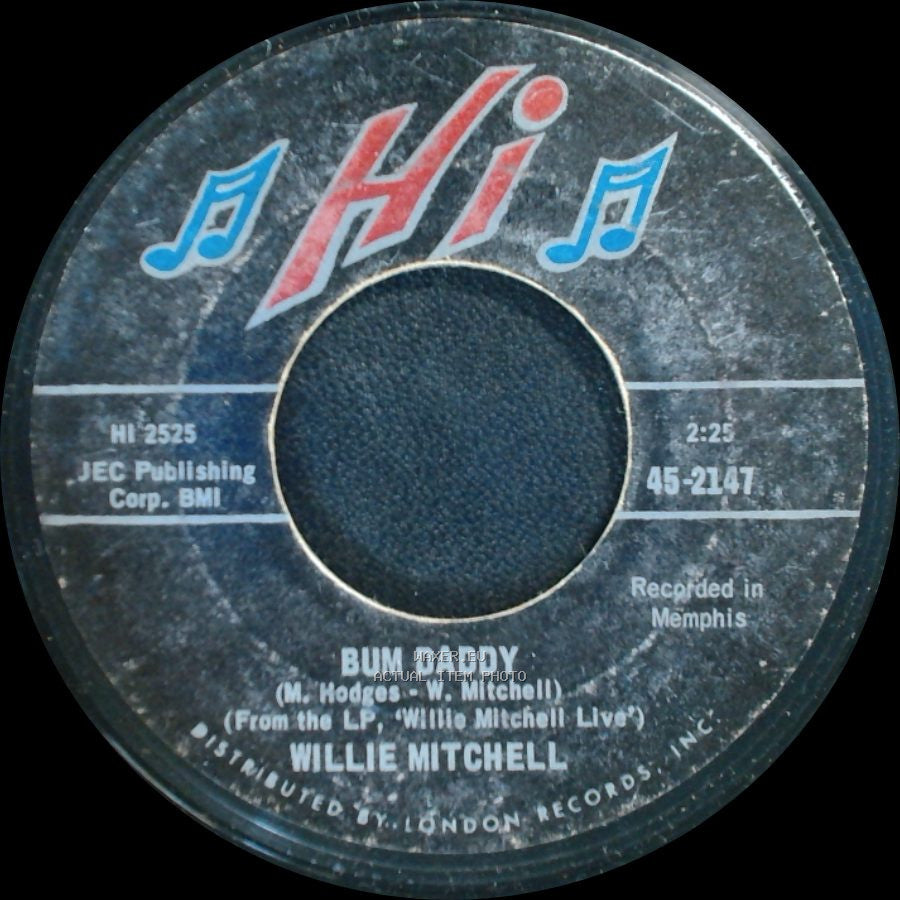 Willie Mitchell - Bum Daddy / Prayer Meetin' side A