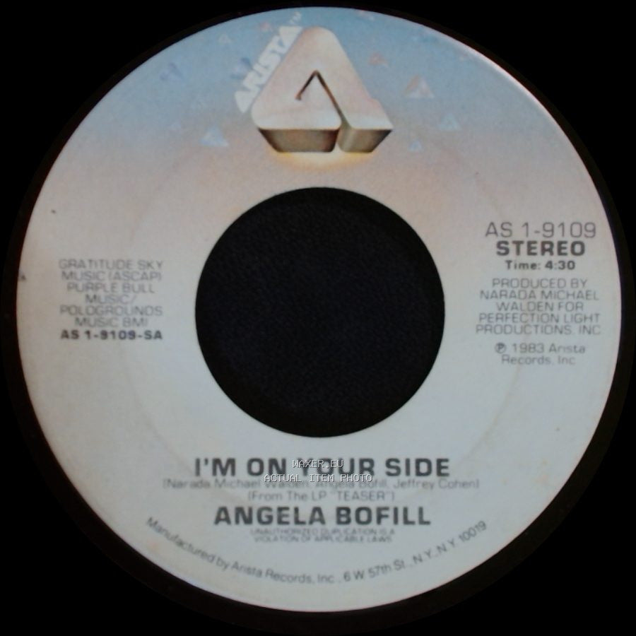 Angela Bofill - Gotta Make It Up To You / I'm On Your Side side B
