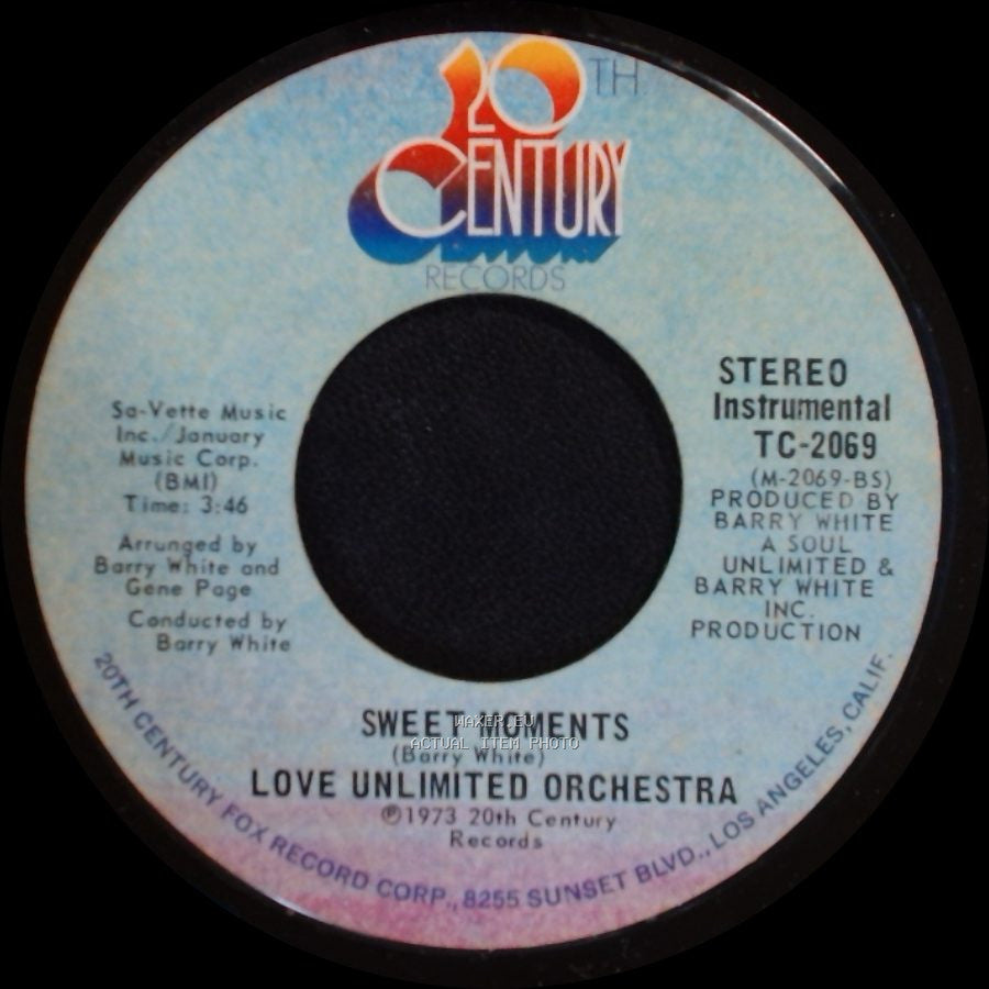 Love Unlimited Orchestra - Sweet Moments / Love's Theme side A