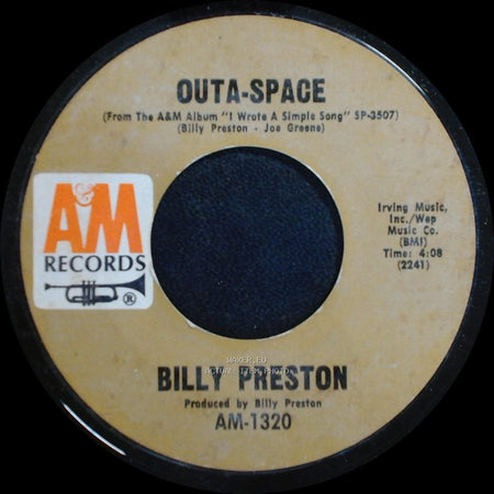 Billy Preston - Outa-Space / I Wrote A Simple Song side A