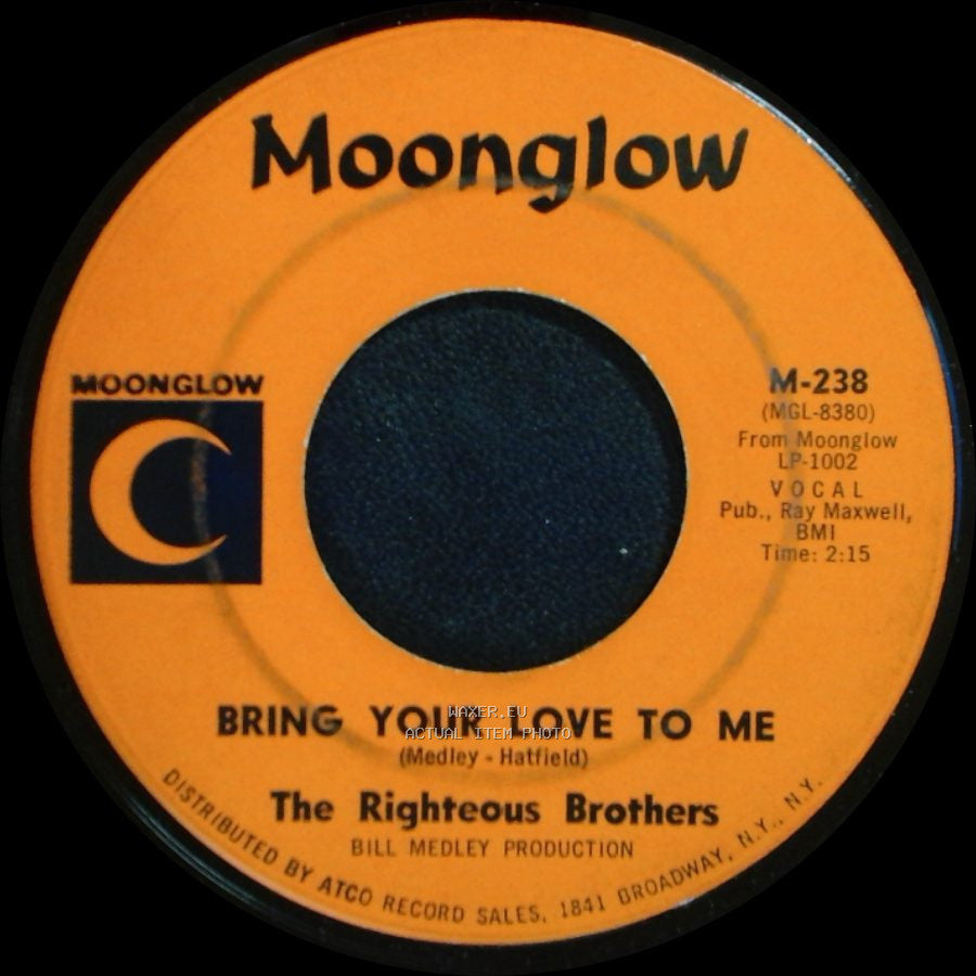 The Righteous Brothers - Fannie Mae / Bring Your Love To Me side B