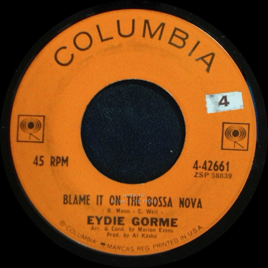 Eydie Gorme - Blame It On The Bossa Nova / Guess I Should Have Loved Him More side A