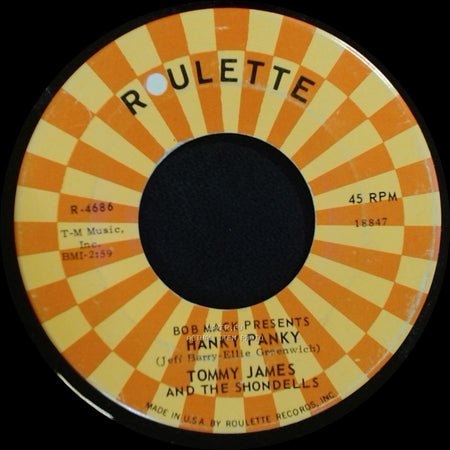 Tommy James And The Shondells - Thunderbolt / Hanky Panky side B