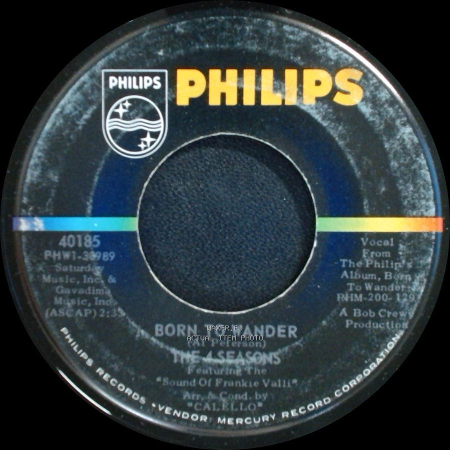 The 4 Seasons - Ronnie / Born To Wander side B