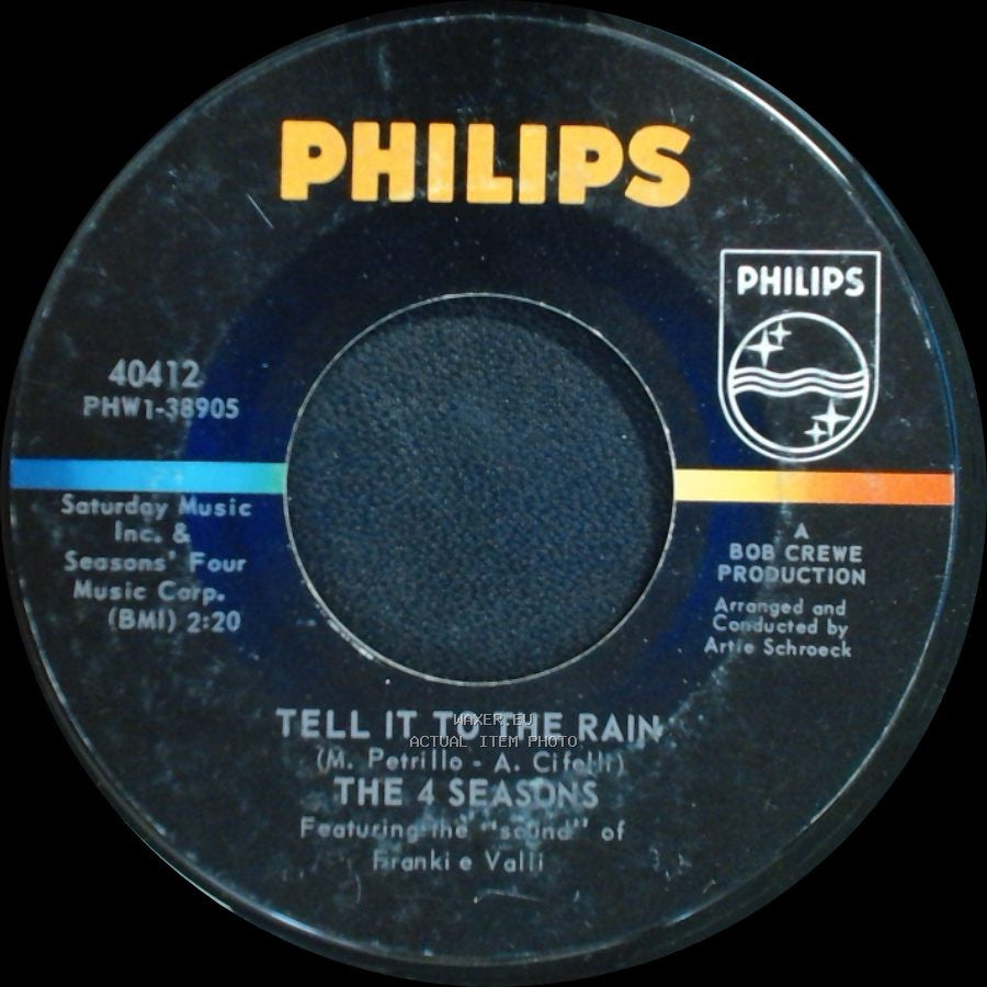 The 4 Seasons - Tell It To The Rain / Show Girl side A