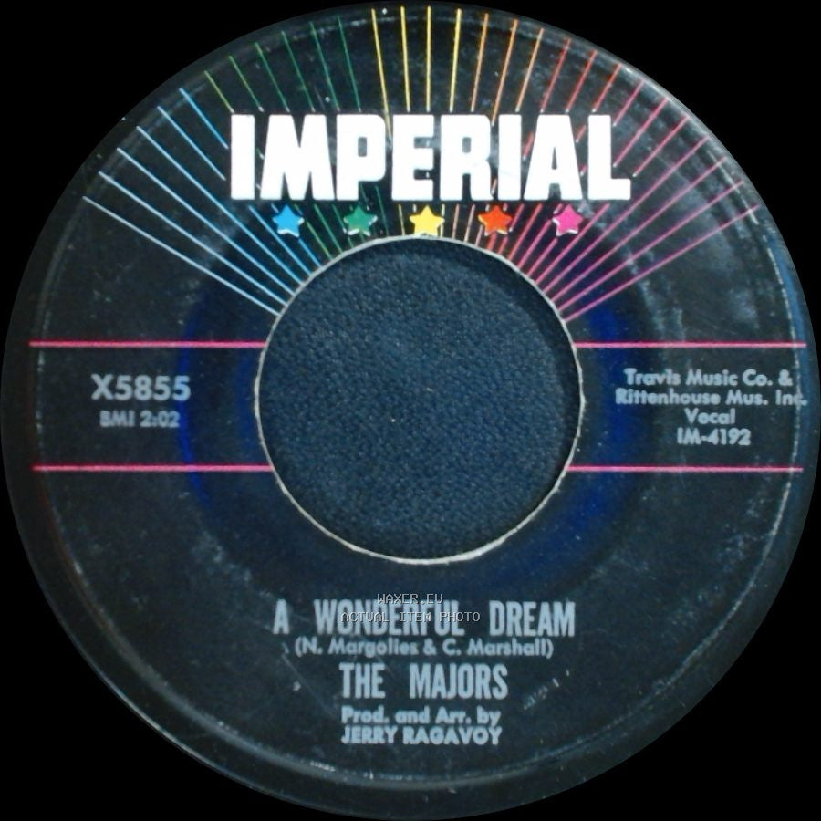 The Majors - Wonderful Dream / Time Will Tell side A