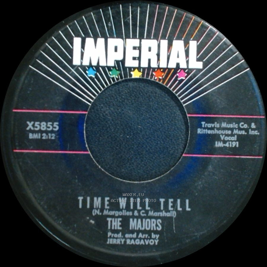 The Majors - Wonderful Dream / Time Will Tell side B